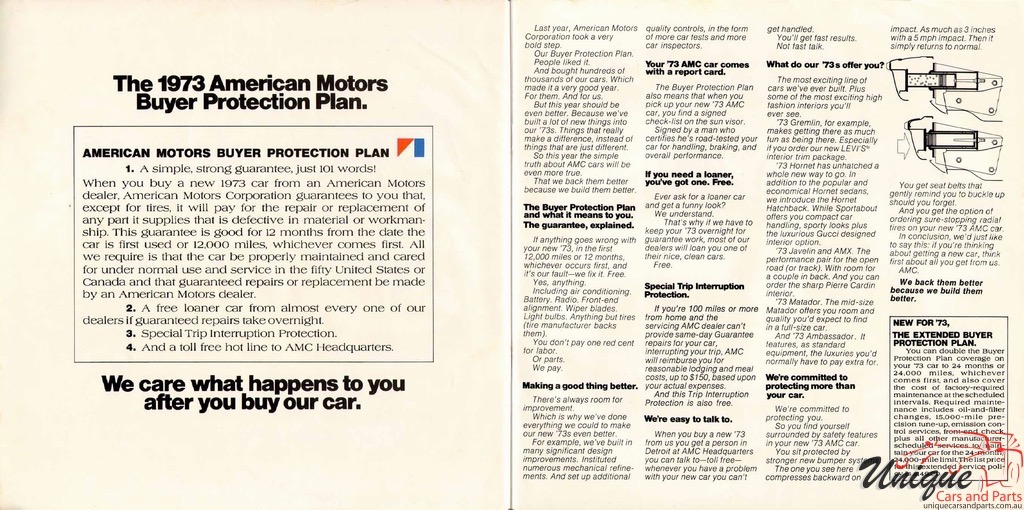 1973 AMC Full Line All Models Brochure Page 12